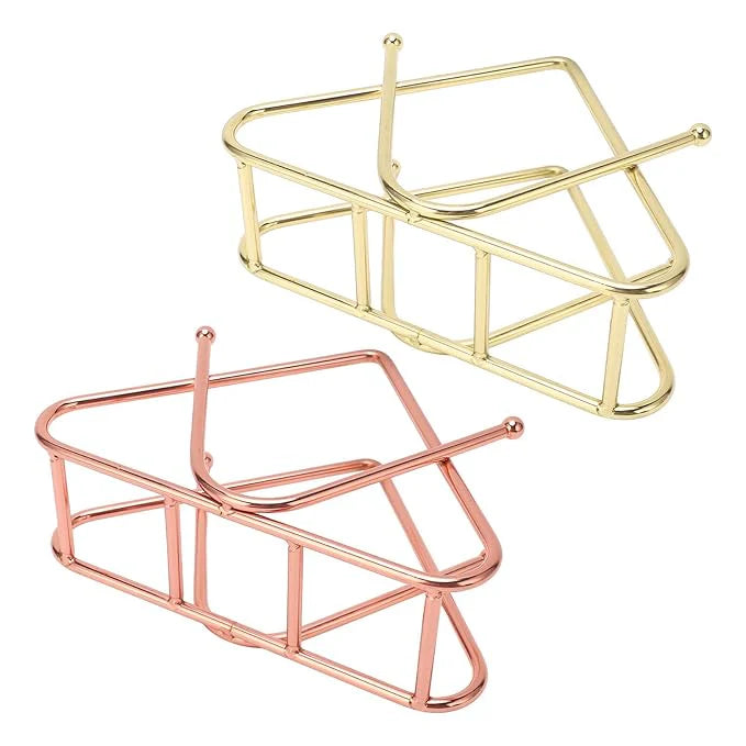 Gold Napkin Holder for Dining Table - Tissue Paper Stand Stylish Decorative Piece