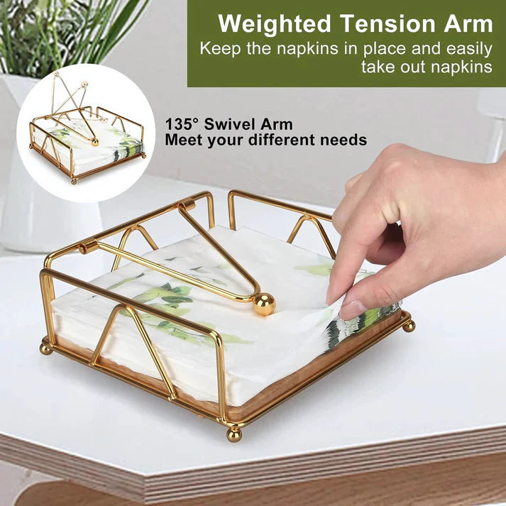 Modern Napkin Holder - Give Your Dining Table the Premium Upgrade It Deserves.
